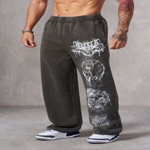 NEW YoungLA Dynasty Sweats Hunter Green Wash